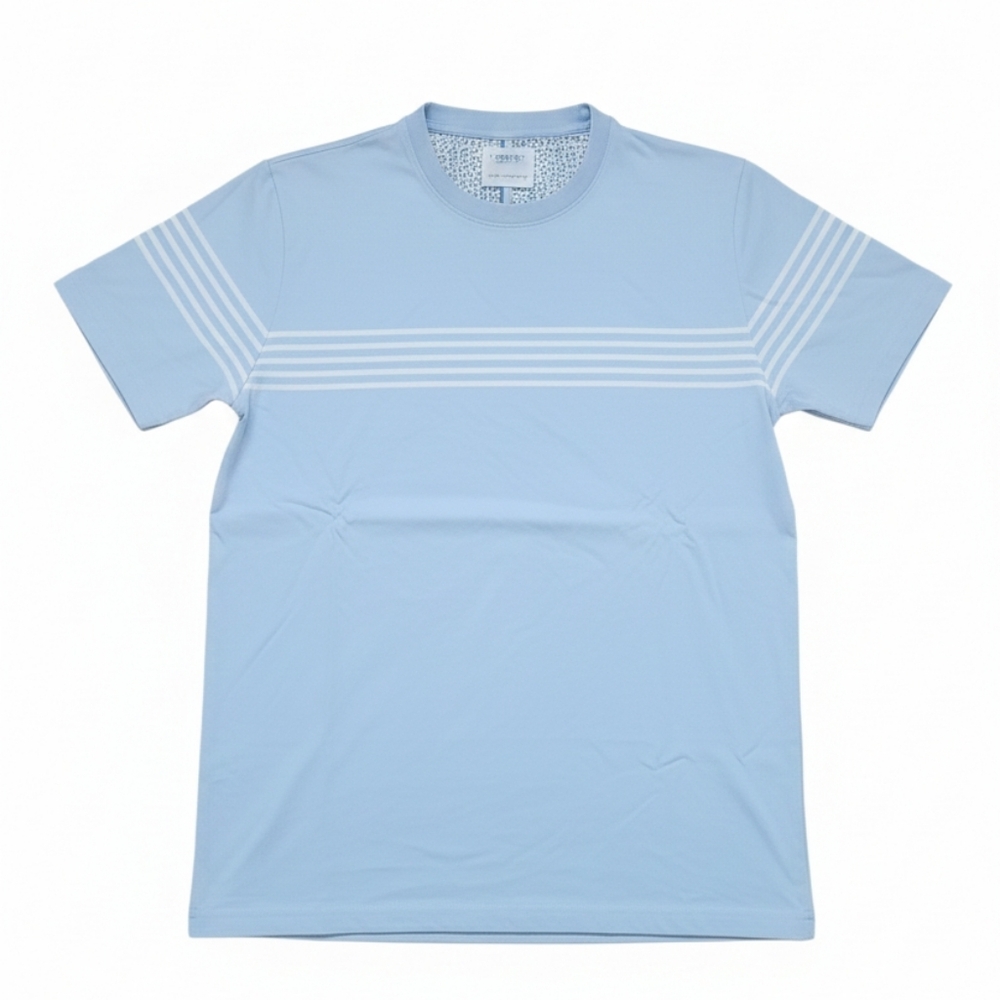 Cactus Light Blue Tee with White Accents
